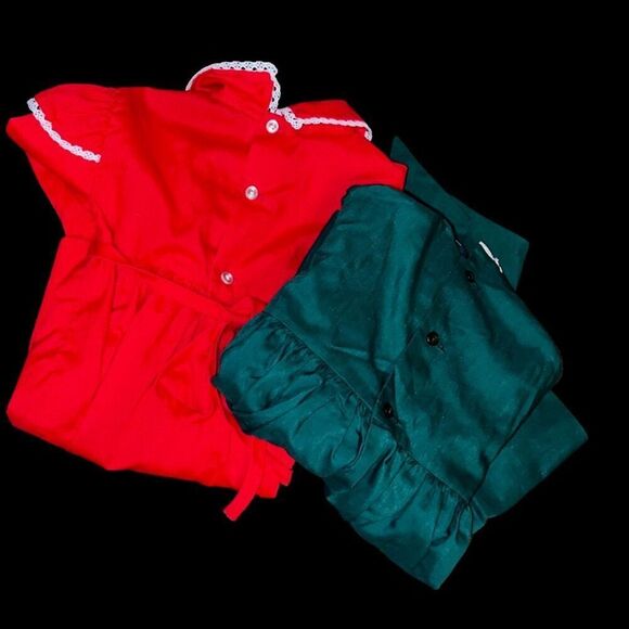 2 Vintage Polly Flanders Smock Dresses Size 3T - Picture 3 of 7